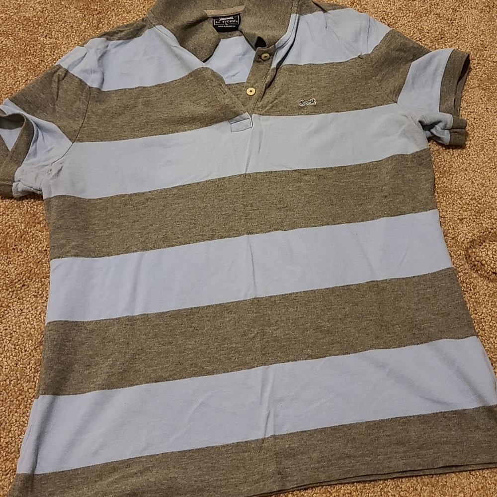 Blue and Gray Polo
